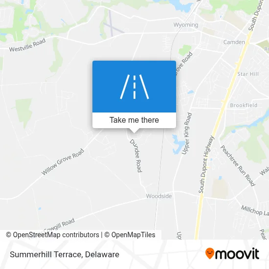 Summerhill Terrace map