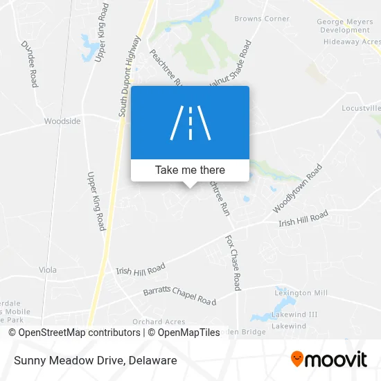Sunny Meadow Drive map