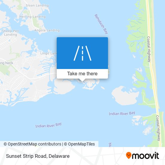 Mapa de Sunset Strip Road