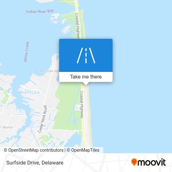 Surfside Drive map