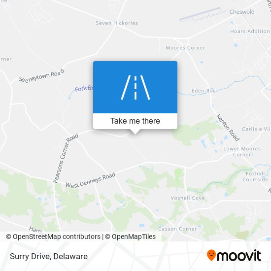 Surry Drive map