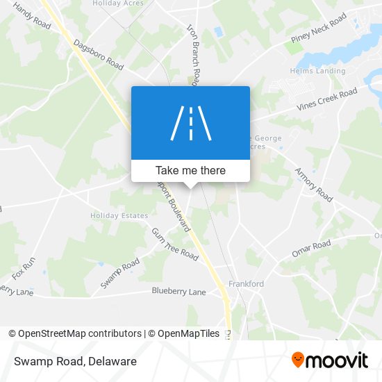 Mapa de Swamp Road