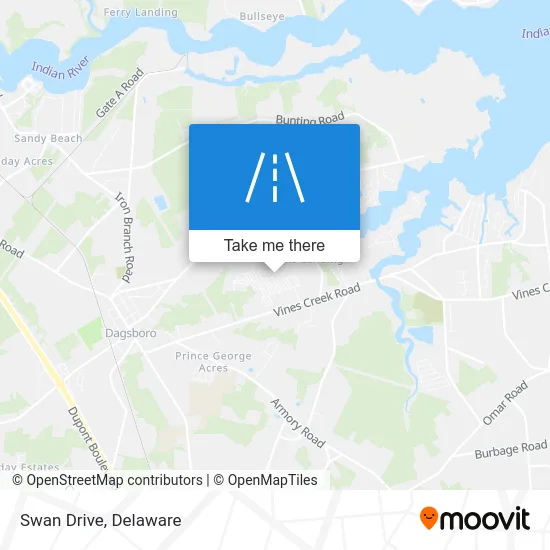 Swan Drive map