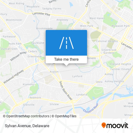 Mapa de Sylvan Avenue