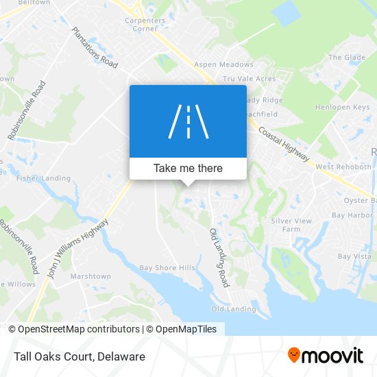 Mapa de Tall Oaks Court