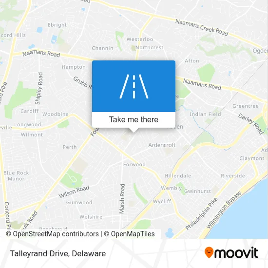 Talleyrand Drive map