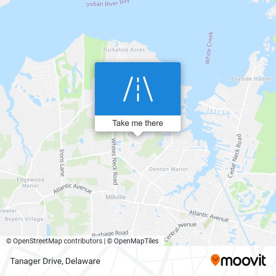 Tanager Drive map