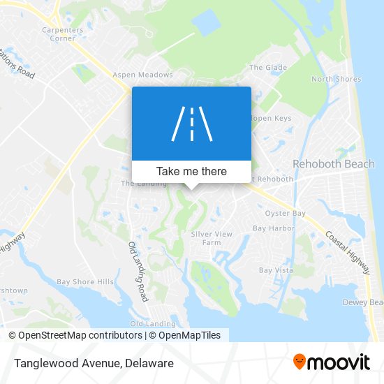 Mapa de Tanglewood Avenue