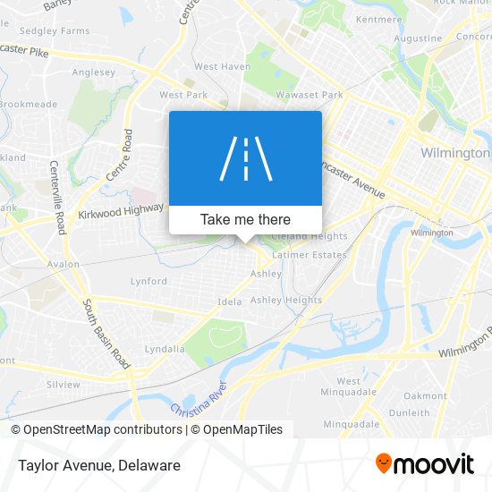 Taylor Avenue map