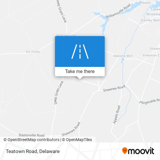 Mapa de Teatown Road