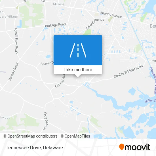 Tennessee Drive map