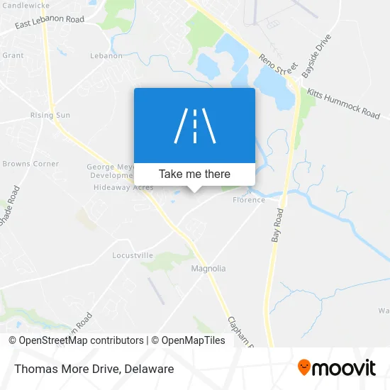 Thomas More Drive map