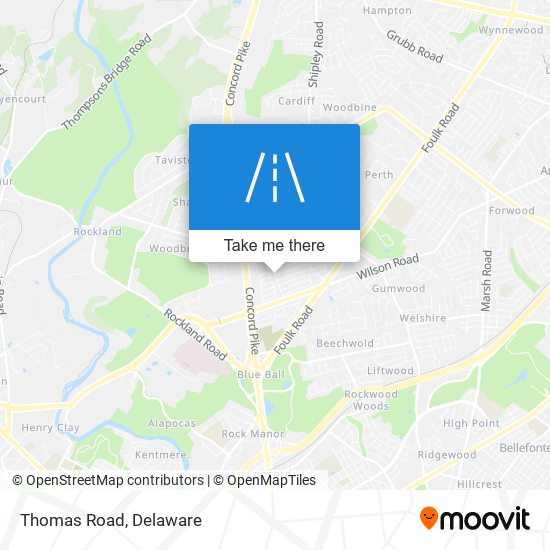 Thomas Road map