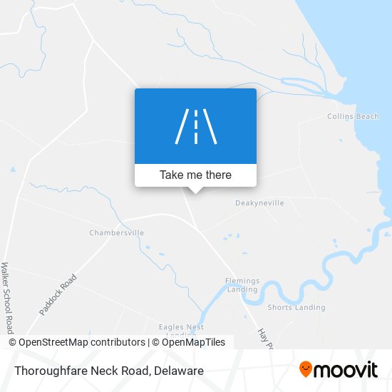Mapa de Thoroughfare Neck Road