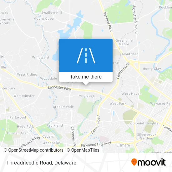 Threadneedle Road map