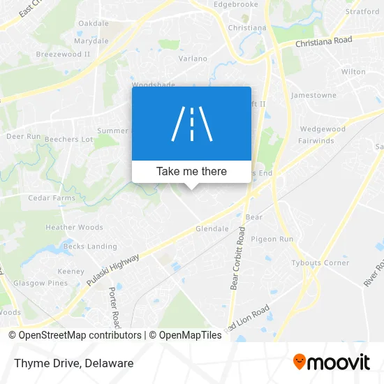 Thyme Drive map