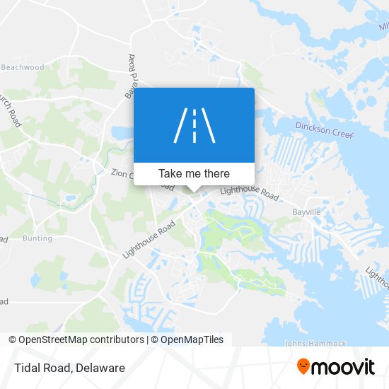 Mapa de Tidal Road