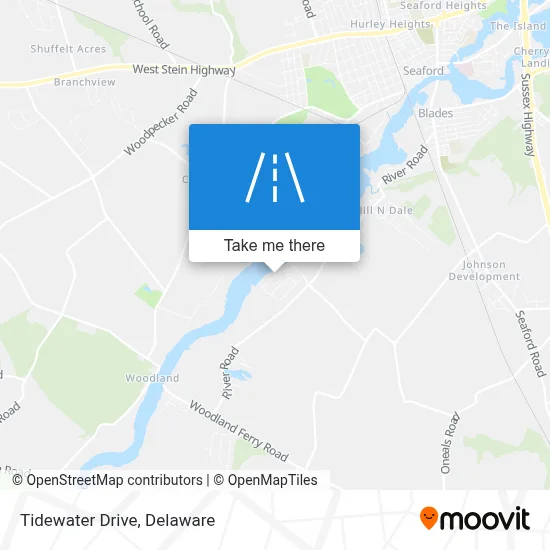 Tidewater Drive map