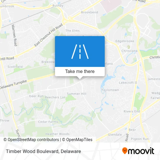 Timber Wood Boulevard map