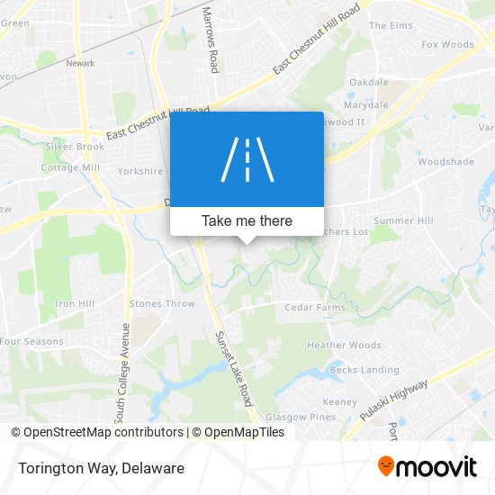 Mapa de Torington Way