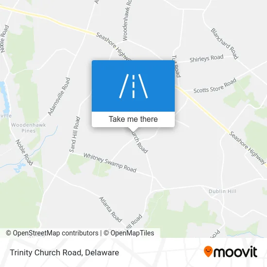 Trinity Church Road map