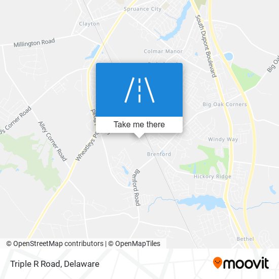 Mapa de Triple R Road