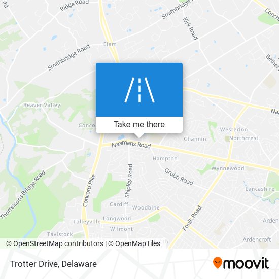 Trotter Drive map