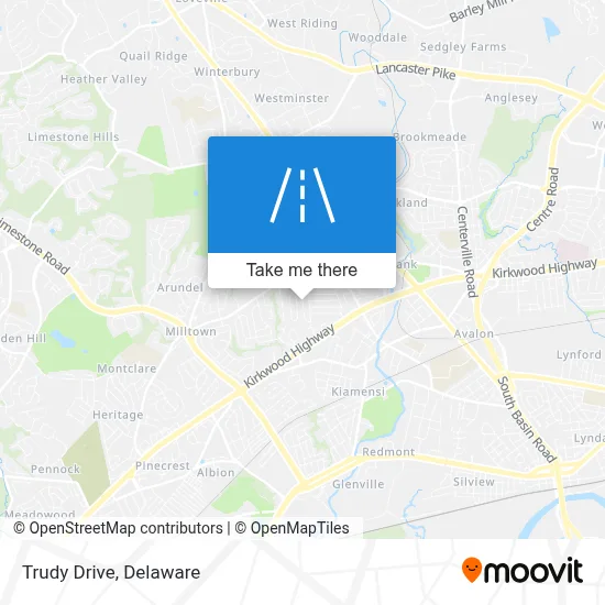 Trudy Drive map