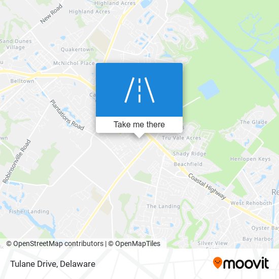 Mapa de Tulane Drive