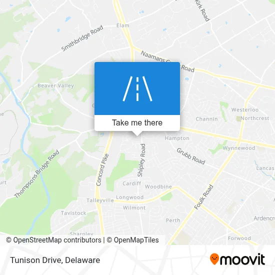 Tunison Drive map