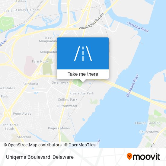 Mapa de Uniqema Boulevard
