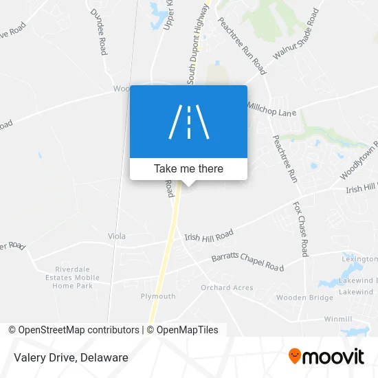 Valery Drive map