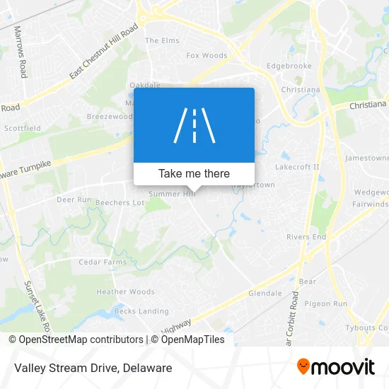 Valley Stream Drive map