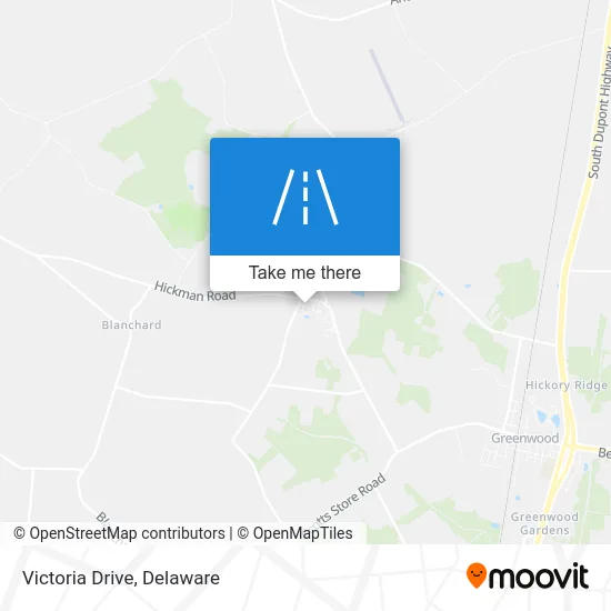 Victoria Drive map