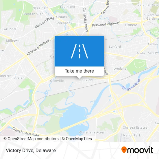 Victory Drive map
