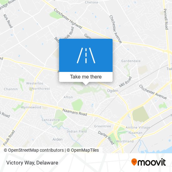 Victory Way map