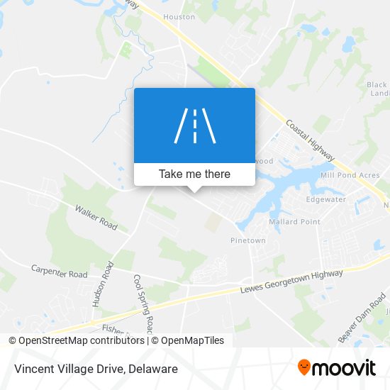 Vincent Village Drive map