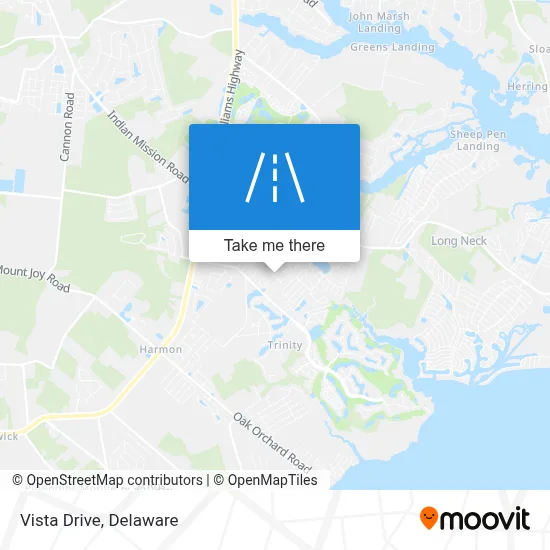 Vista Drive map