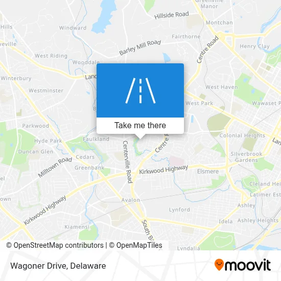 Wagoner Drive map