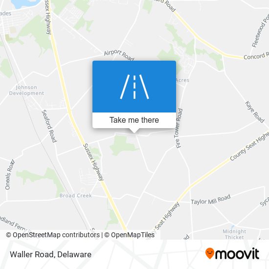 Mapa de Waller Road