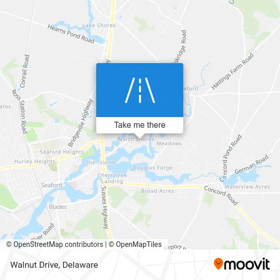 Walnut Drive map