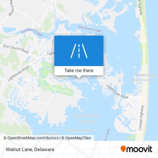 Mapa de Walnut Lane