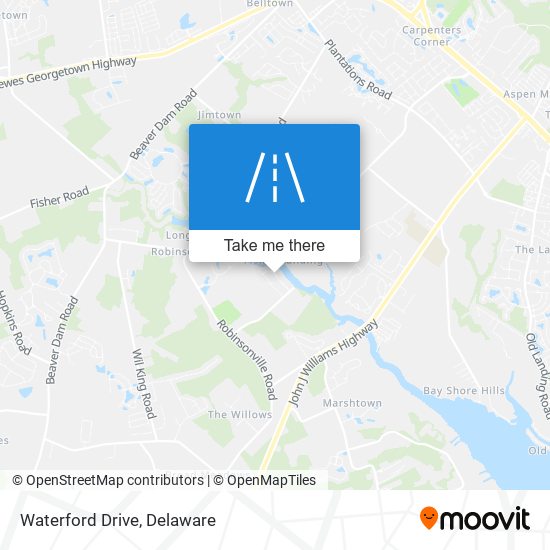 Waterford Drive map