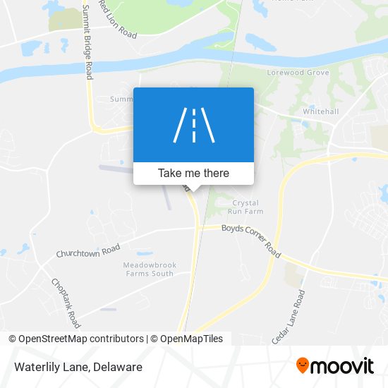 Mapa de Waterlily Lane