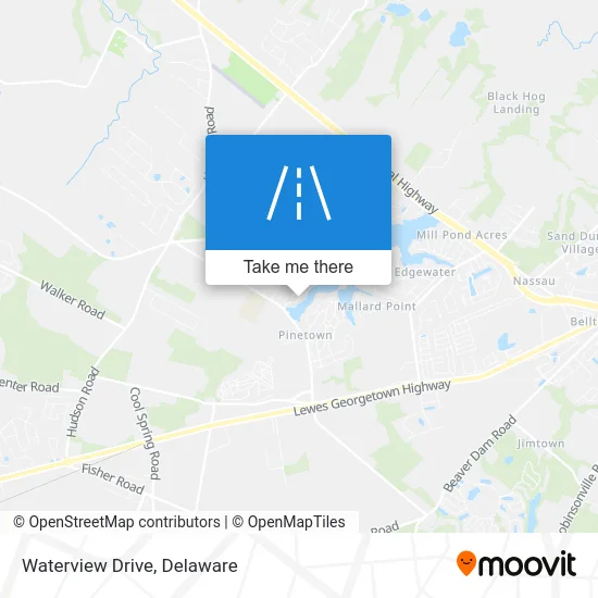 Waterview Drive map