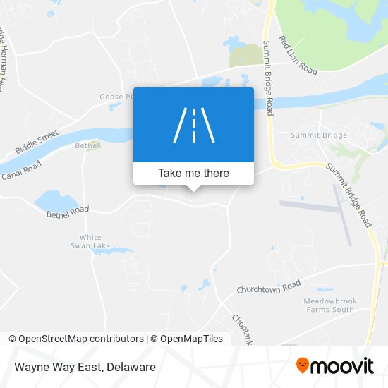 Mapa de Wayne Way East