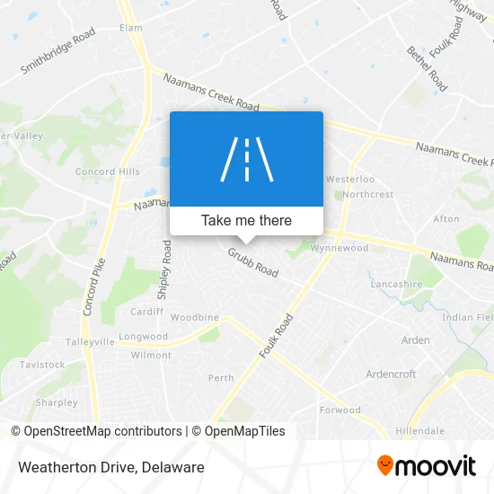 Weatherton Drive map