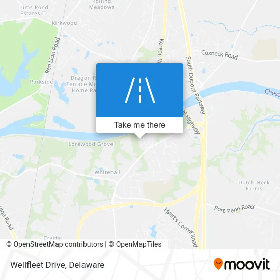 Wellfleet Drive map
