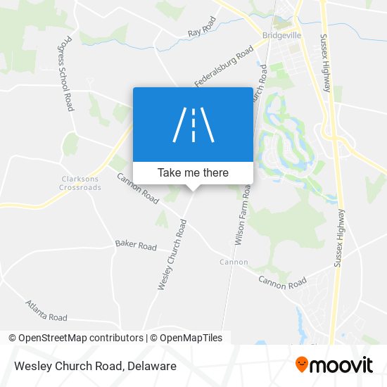 Mapa de Wesley Church Road