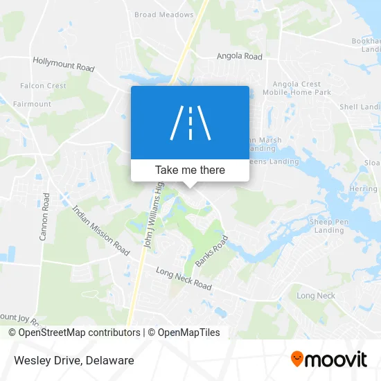 Wesley Drive map
